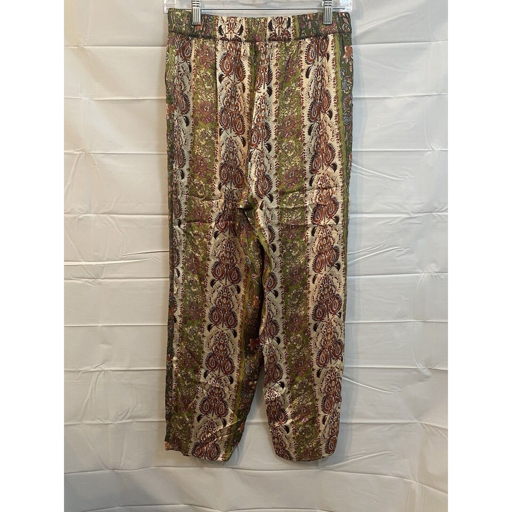 Zara Multicolor Floral Patchwork Printed Wide Leg… - image 2